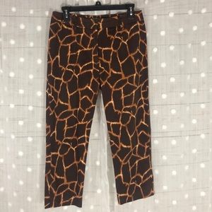 Authentic Dolce & Gabbana Giraffe Capri Pants